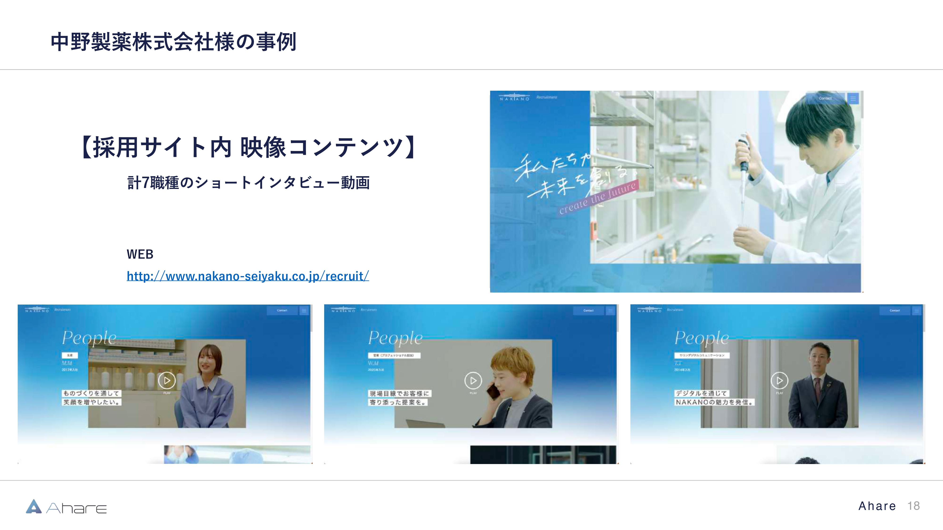 株式会社Ahare - 【株式会社Ahare】制作事例資料 - {(17 + 1)}ページ目