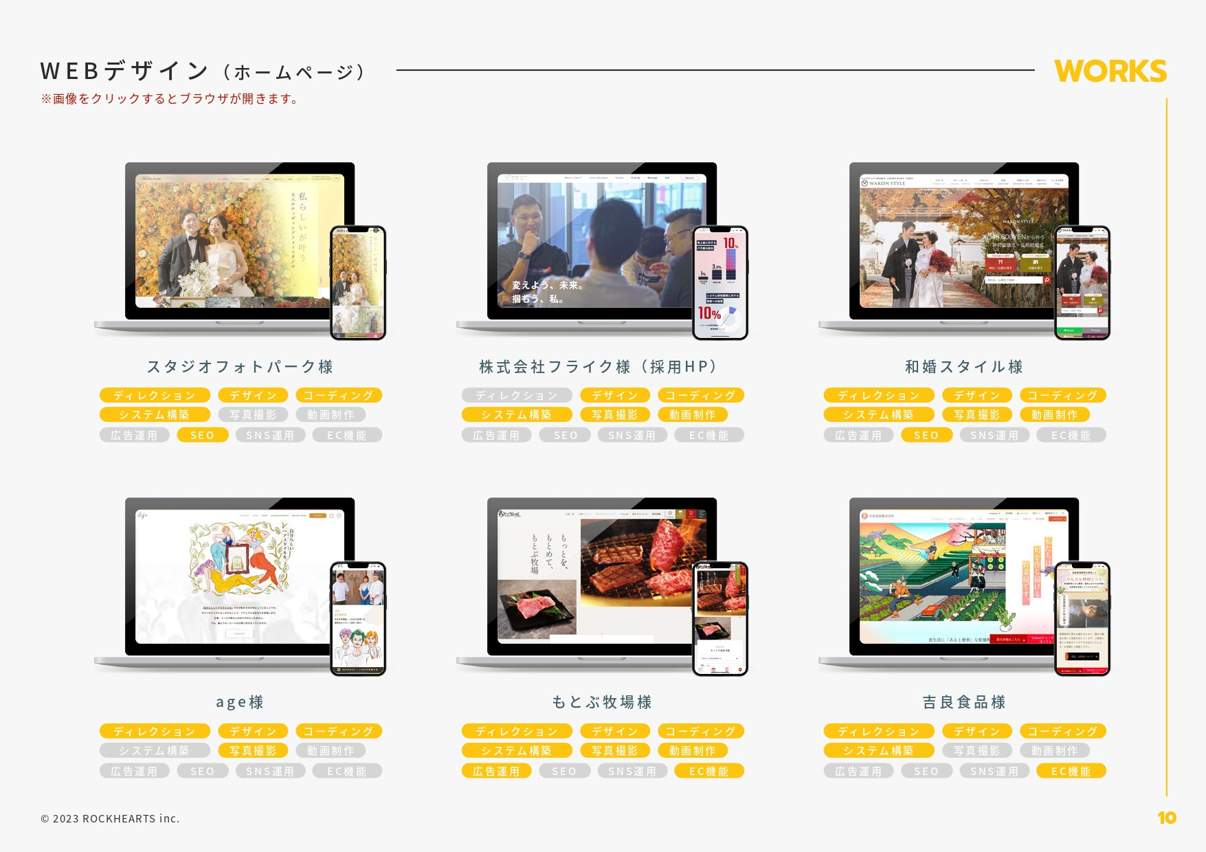 株式会社ロックハーツ - ロックハーツ｜サービス概要資料 - {(9 + 1)}ページ目
