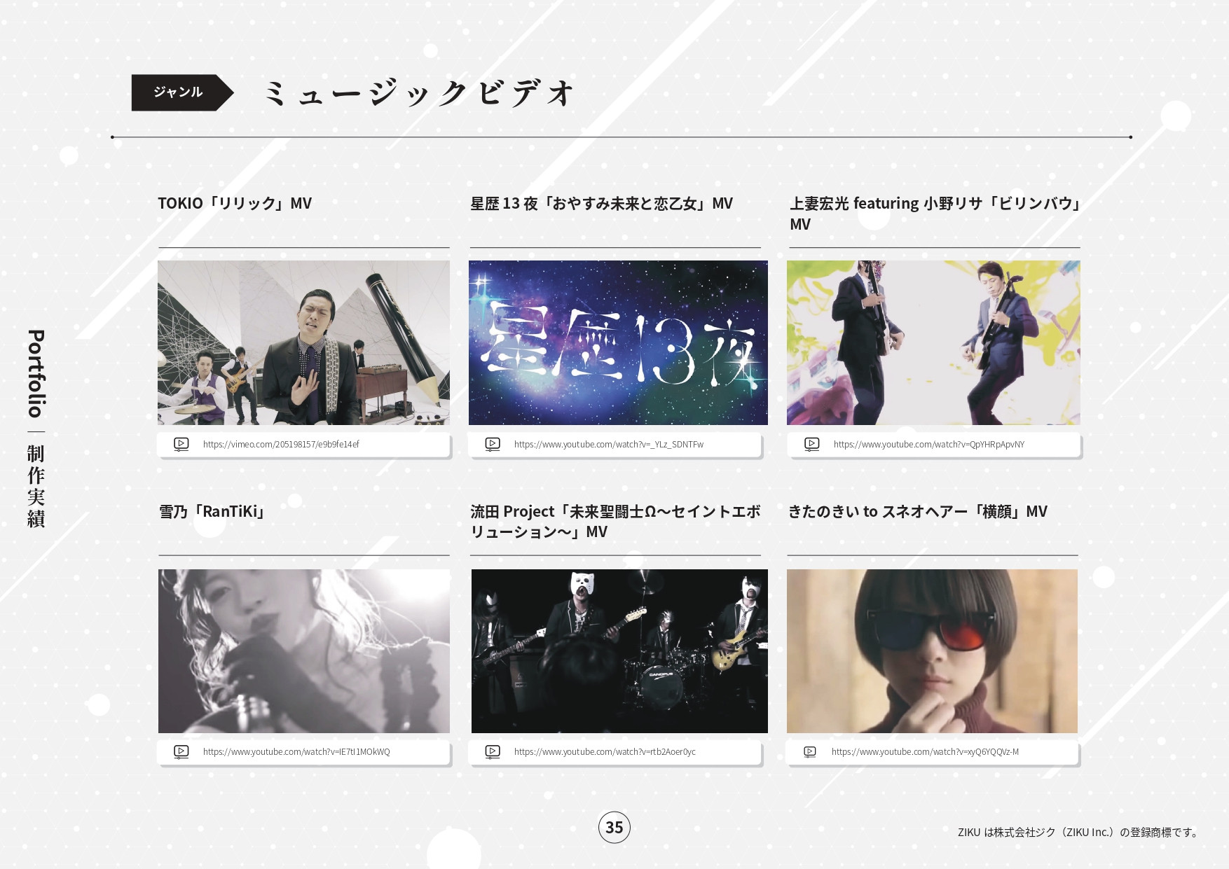 株式会社ジク - 会社案内 - {(34 + 1)}ページ目