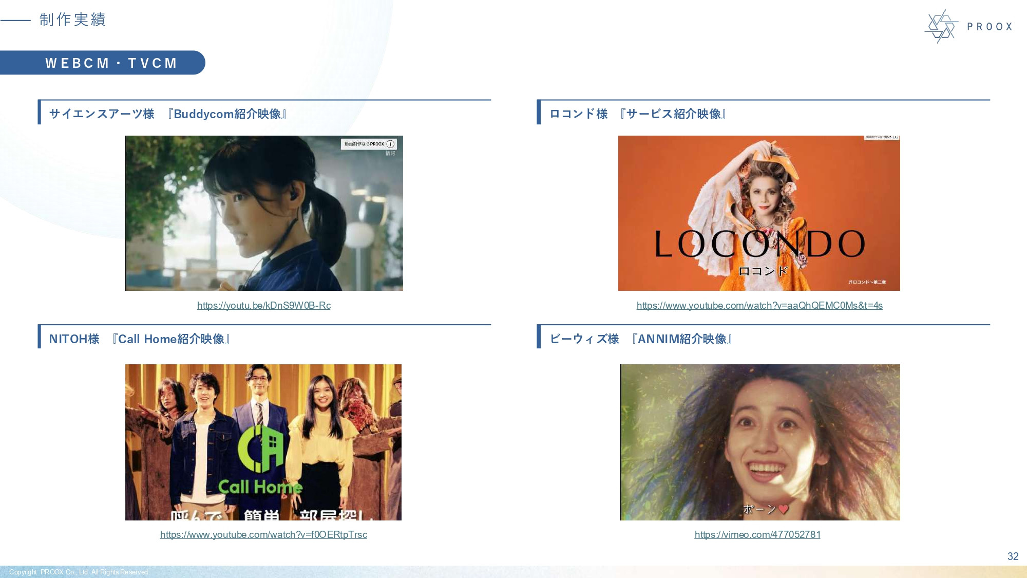 株式会社プルークス - 会社紹介資料 - {(32 + 1)}ページ目