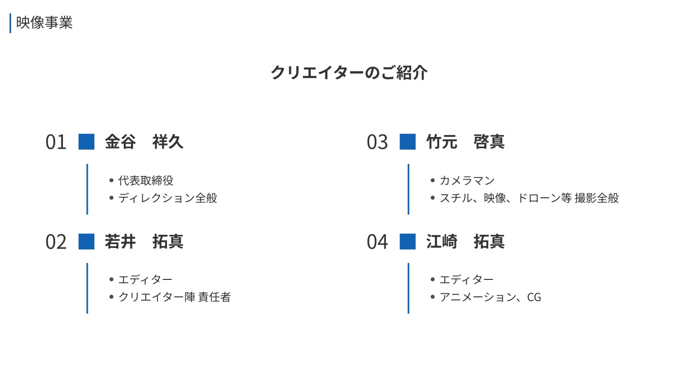 株式会社イニシエ - 会社資料 - {(4 + 1)}ページ目