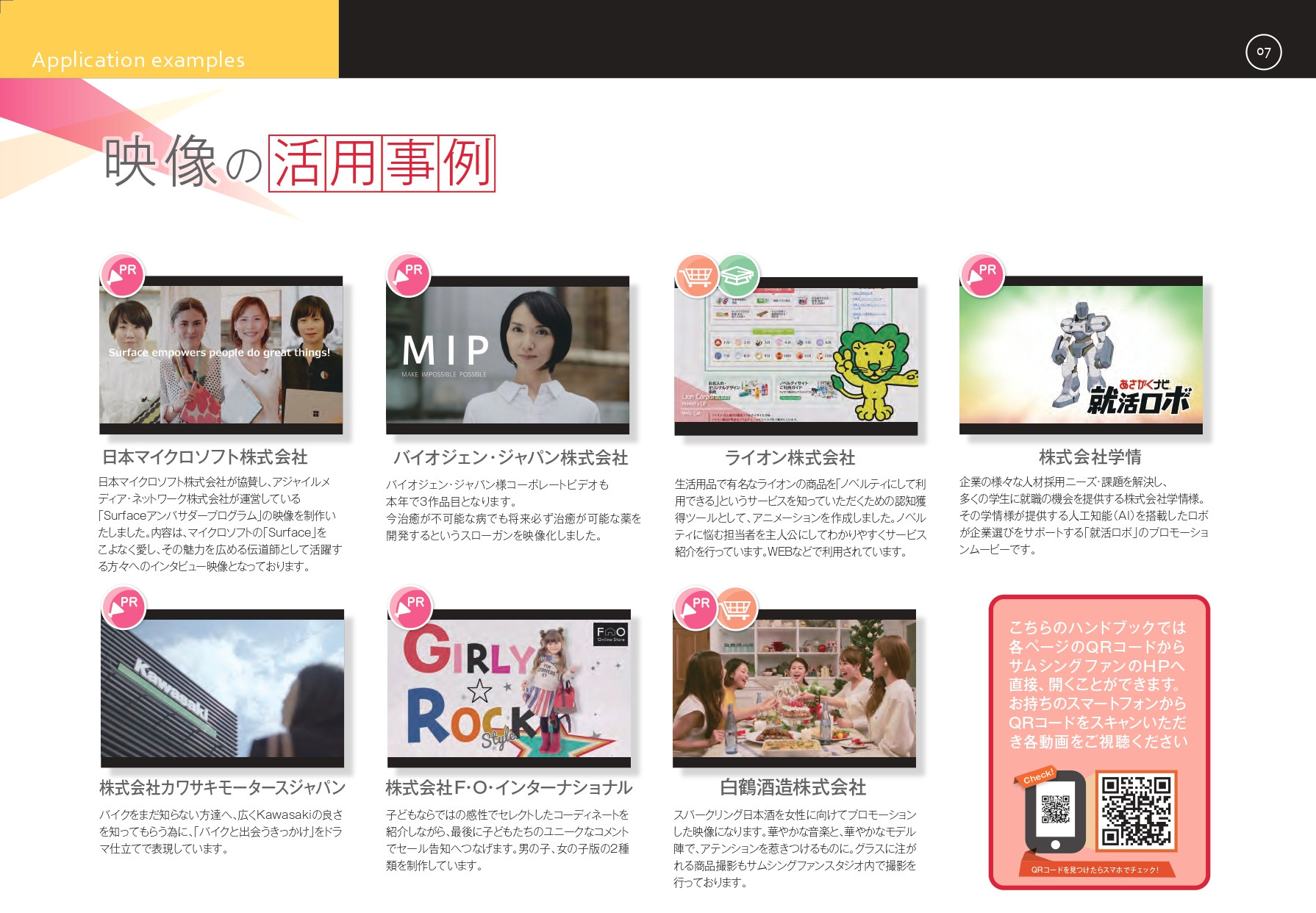 株式会社サムシングファン大阪 - サムシングファン会社案内 - {(7 + 1)}ページ目