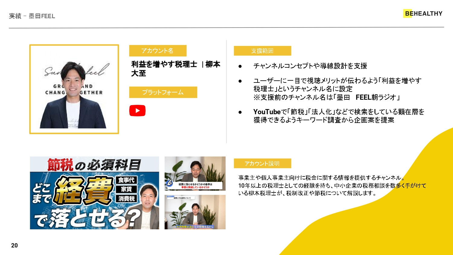 株式会社ビーヘルシー - 株式会社ビーヘルシー_サービス説明資料 - {(19 + 1)}ページ目