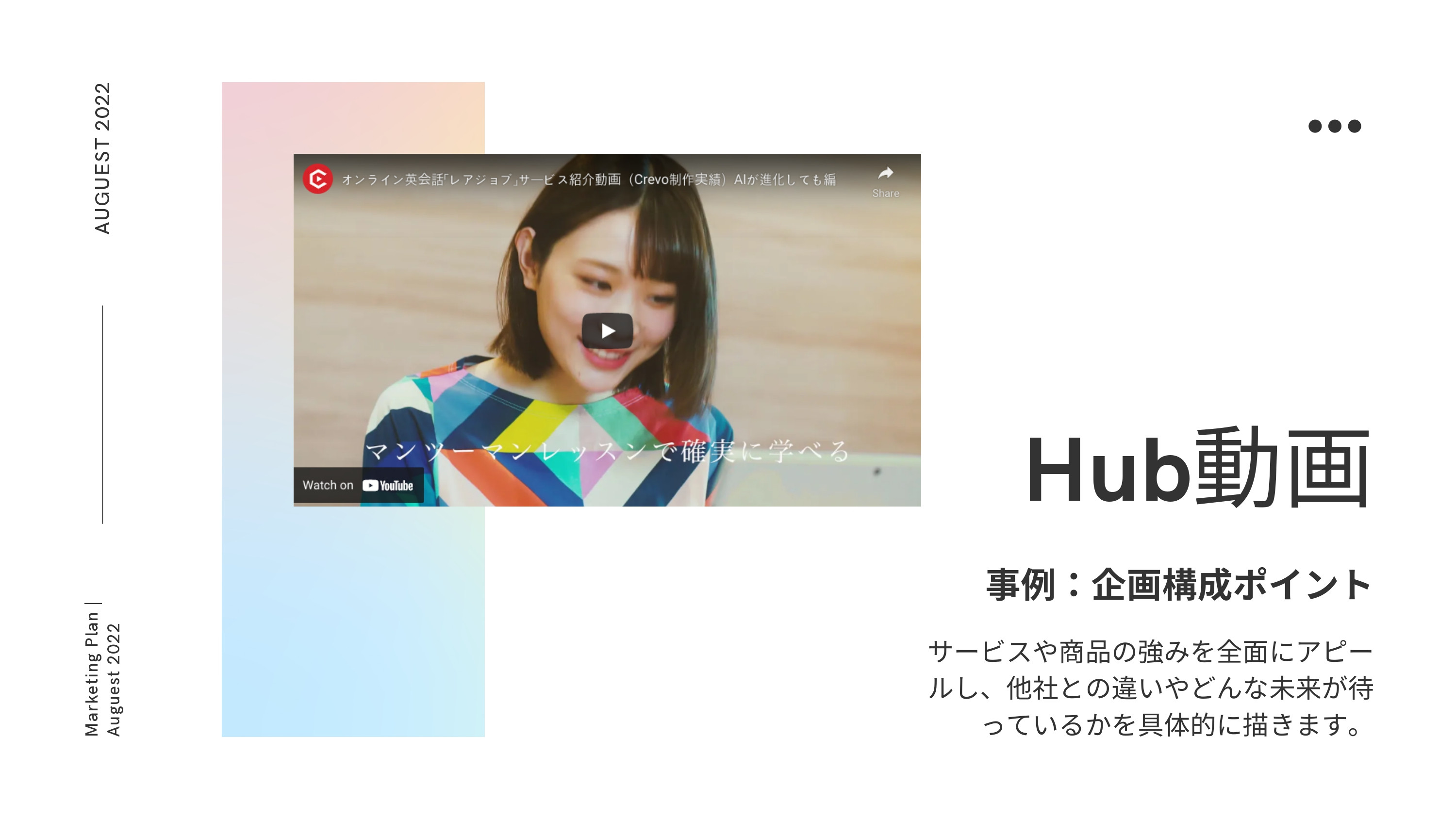 株式会社hati - 動画マーケティング戦略 - {(6 + 1)}ページ目