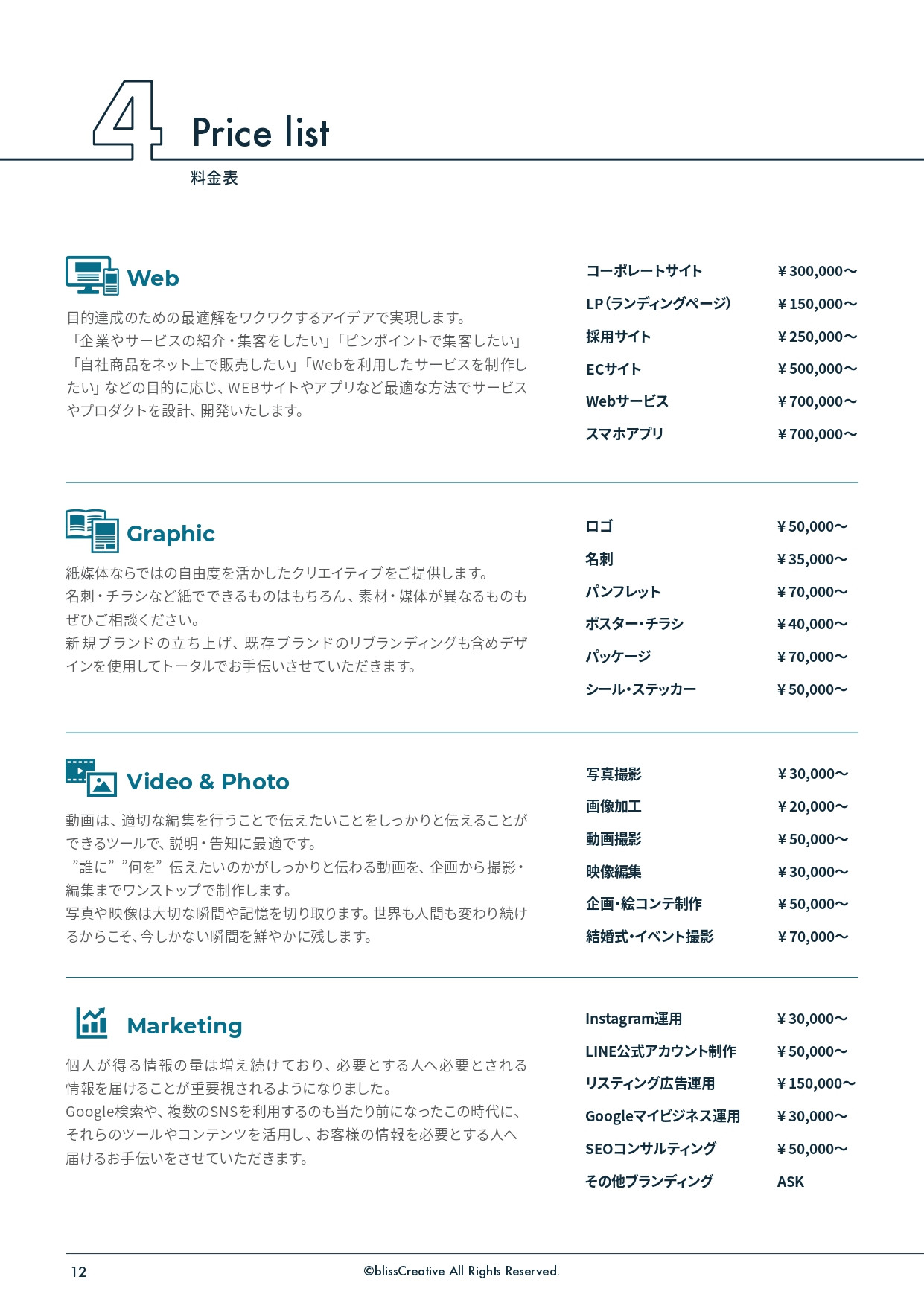 株式会社blissCreative - CompanyProfile - {(13 + 1)}ページ目