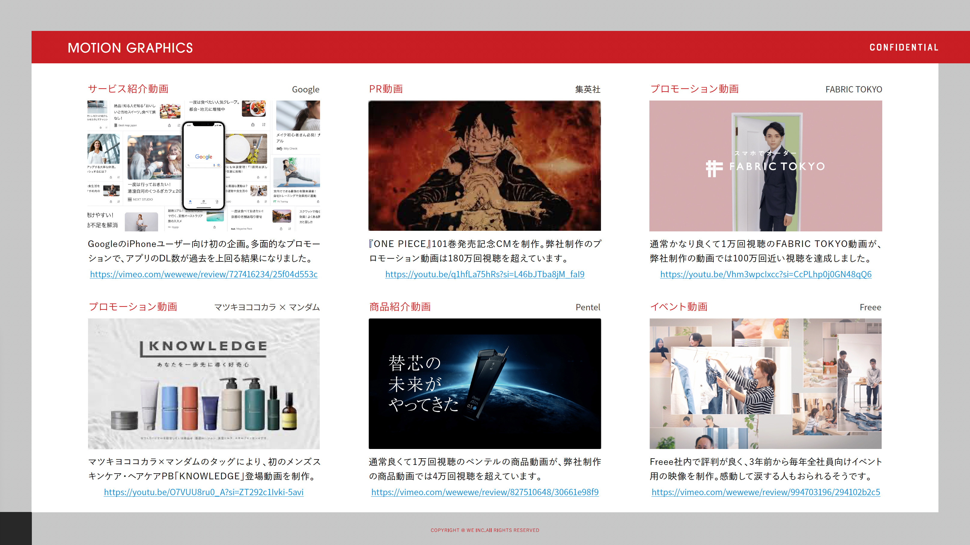 株式会社We - 会社紹介 - {(9 + 1)}ページ目