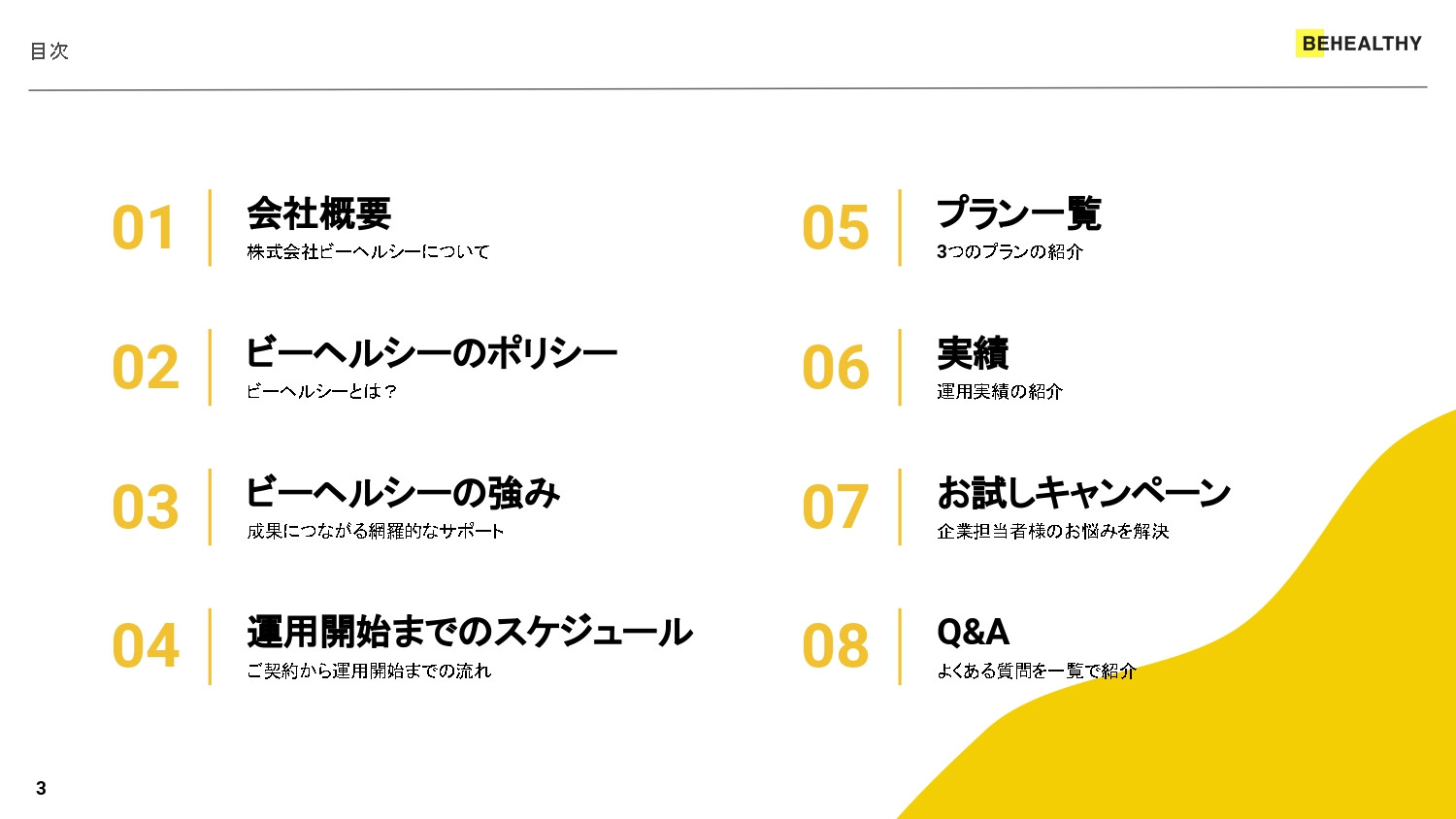 株式会社ビーヘルシー - 株式会社ビーヘルシー_サービス説明資料 - {(2 + 1)}ページ目