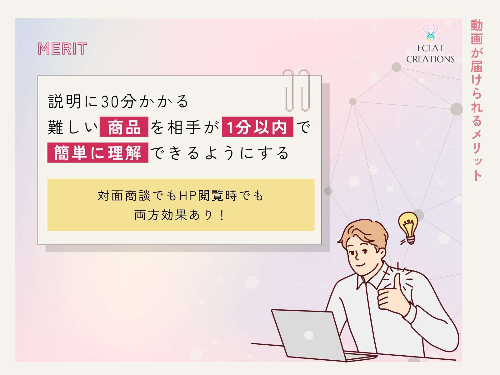 株式会社ECLAT CREATIONS - サービス資料 - {(4 + 1)}ページ目