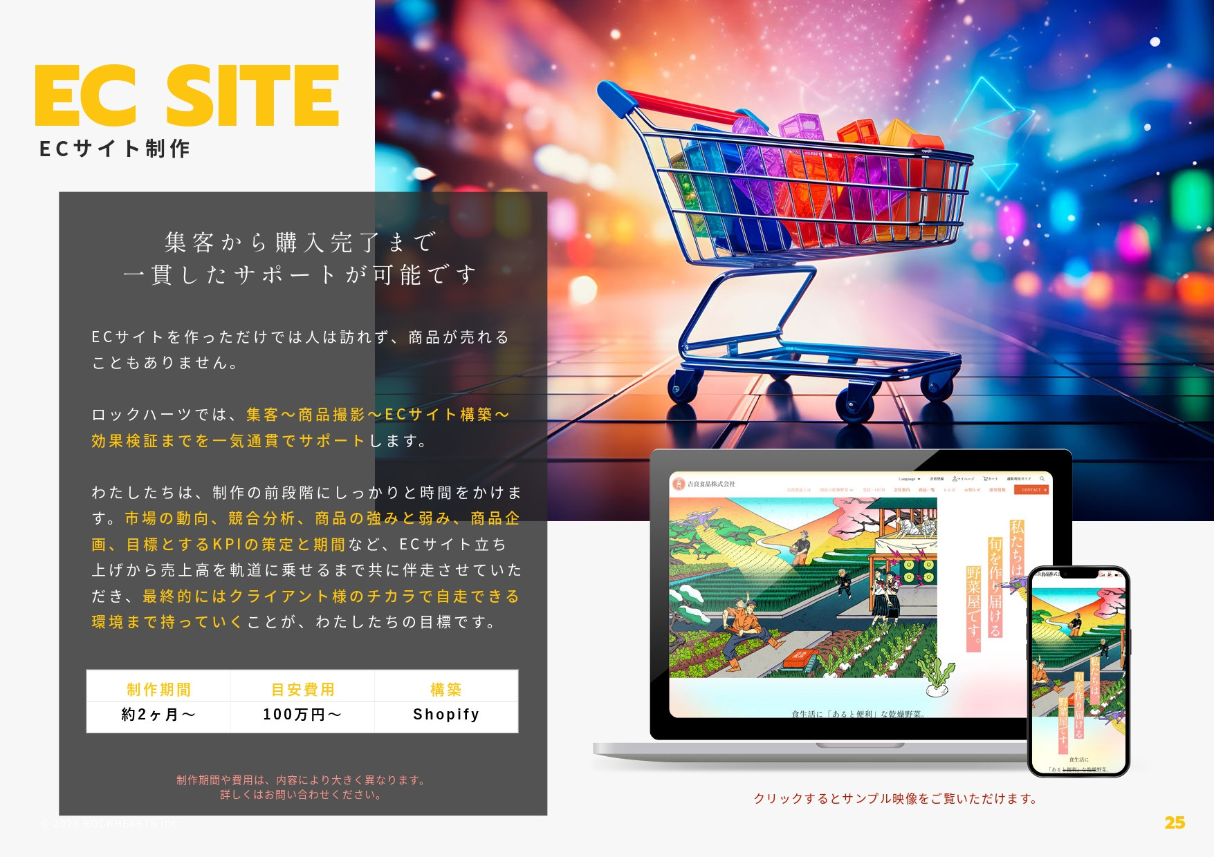 株式会社ロックハーツ - ロックハーツ｜サービス概要資料 - {(24 + 1)}ページ目