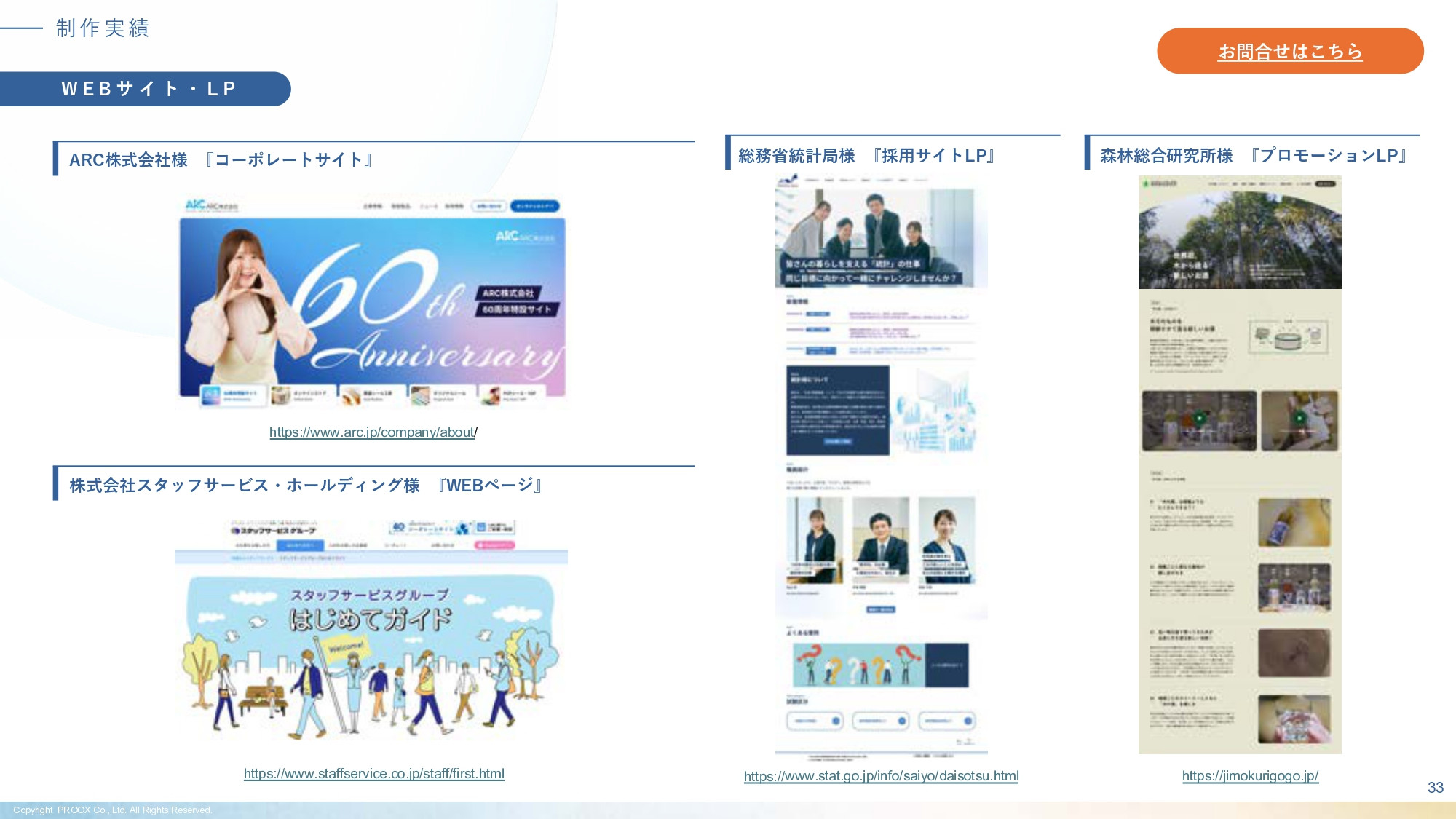 株式会社プルークス - 会社・サービス紹介資料 - {(33 + 1)}ページ目