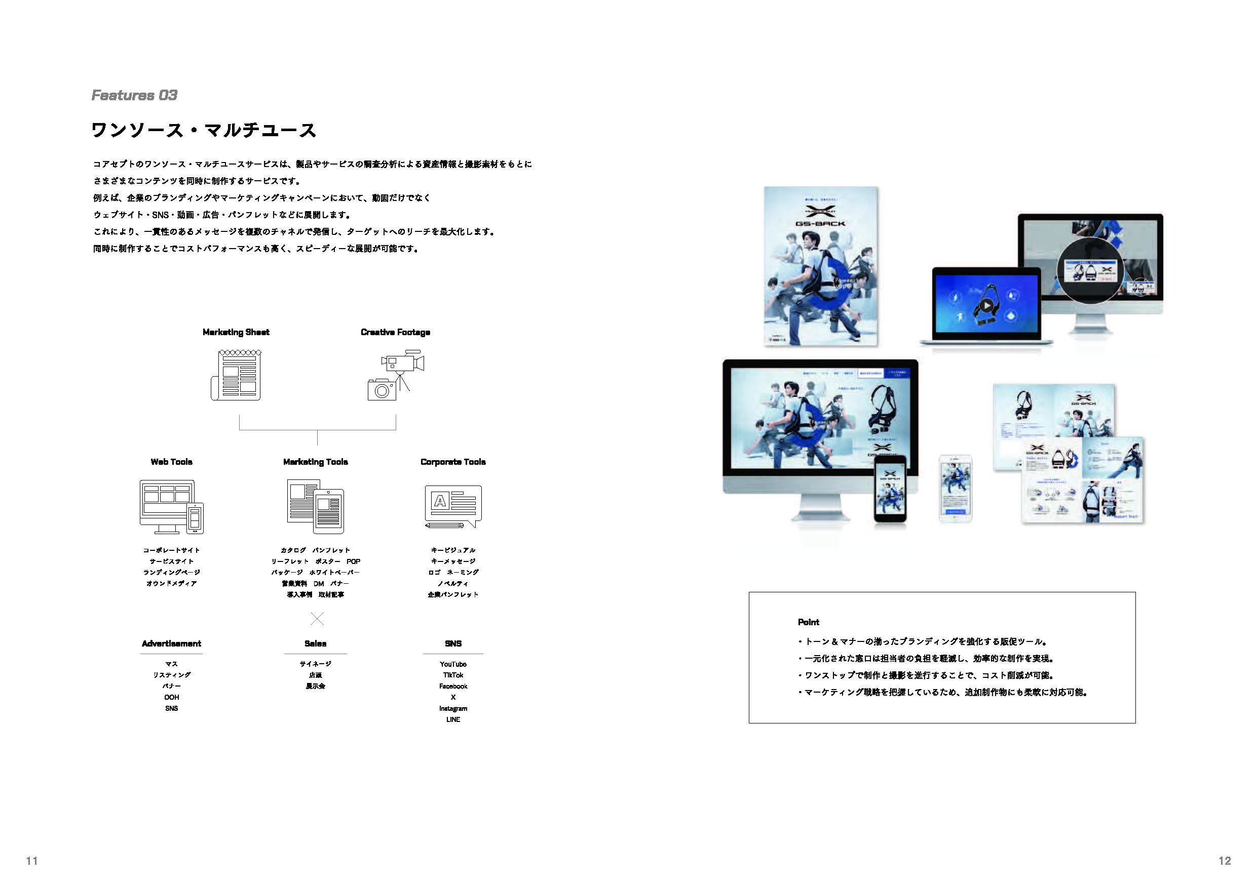 株式会社コアセプト - 会社案内 - {(6 + 1)}ページ目