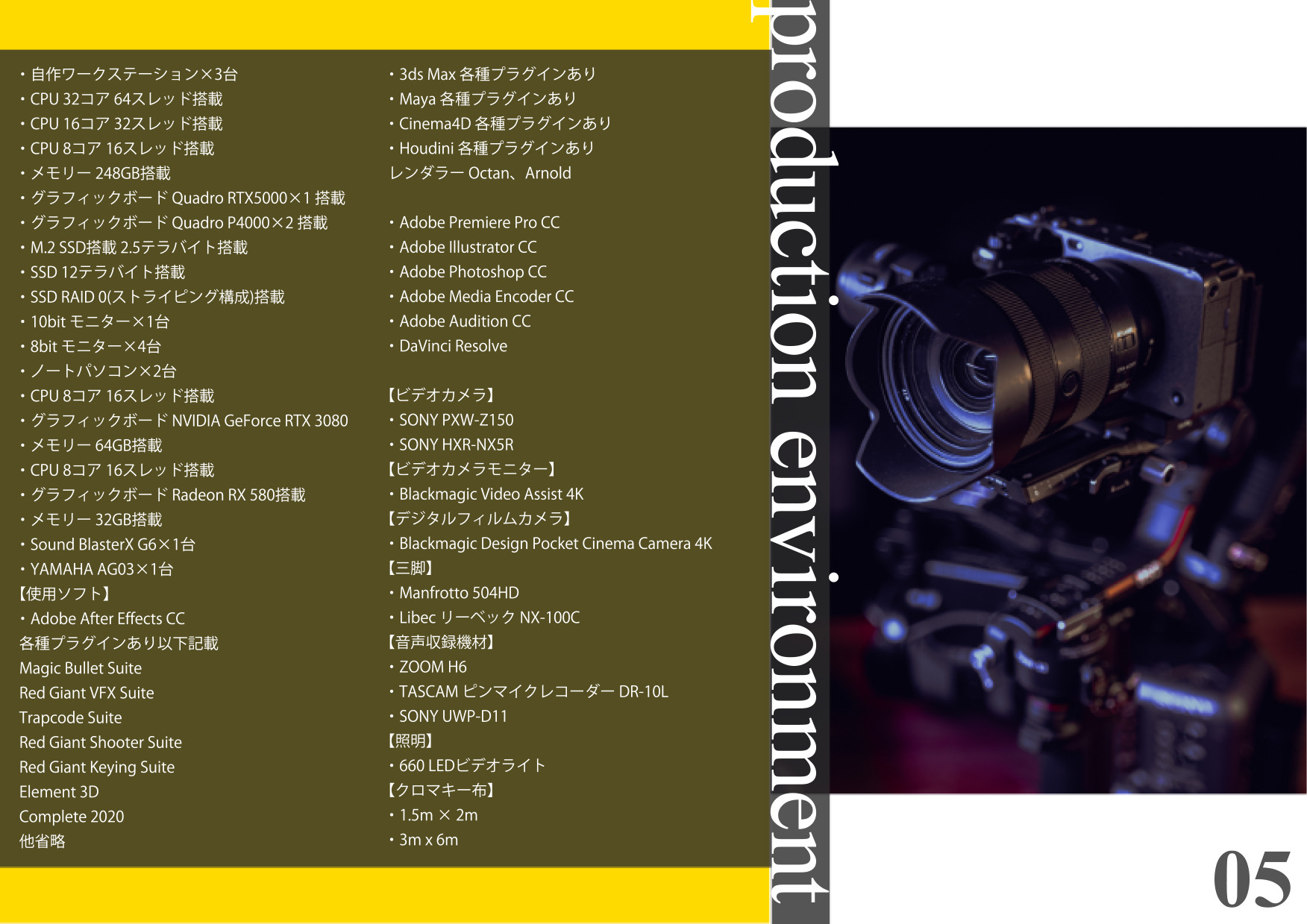 KM7Production - パンフレット - {(5 + 1)}ページ目