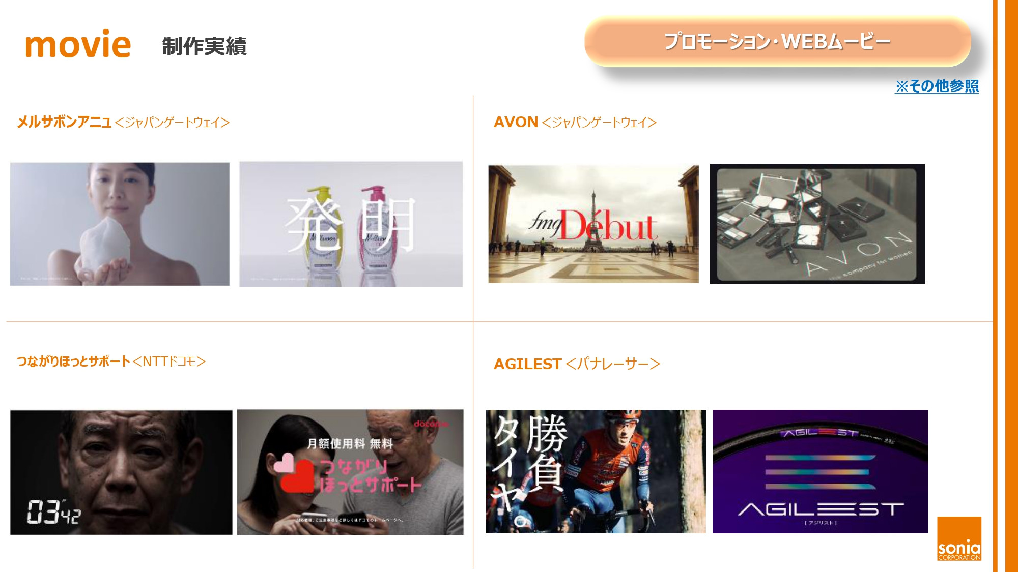 株式会社ソニア - ソニア全体事業 - {(8 + 1)}ページ目