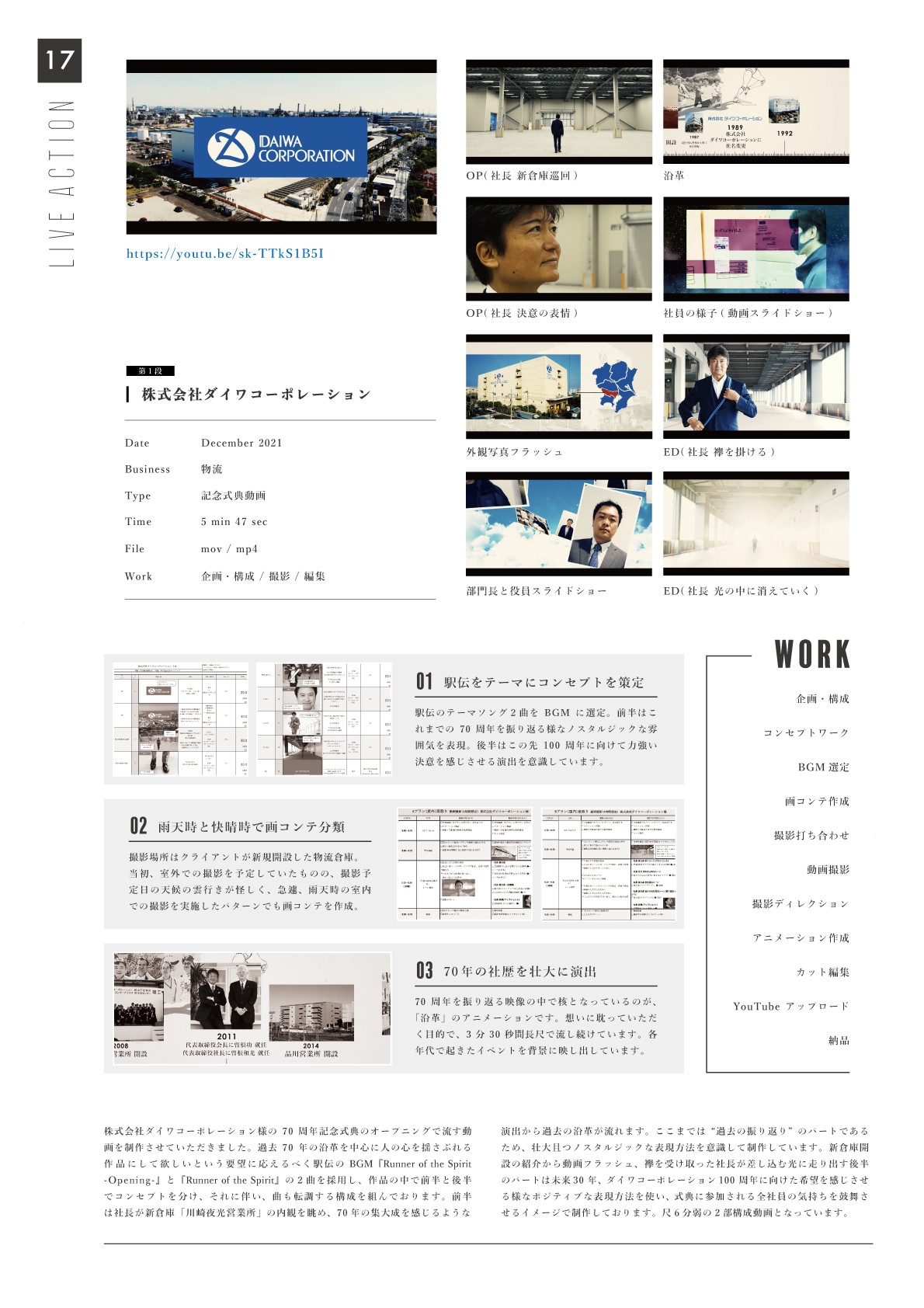 CREED BANK株式会社 - 動画実績 - {(4 + 1)}ページ目