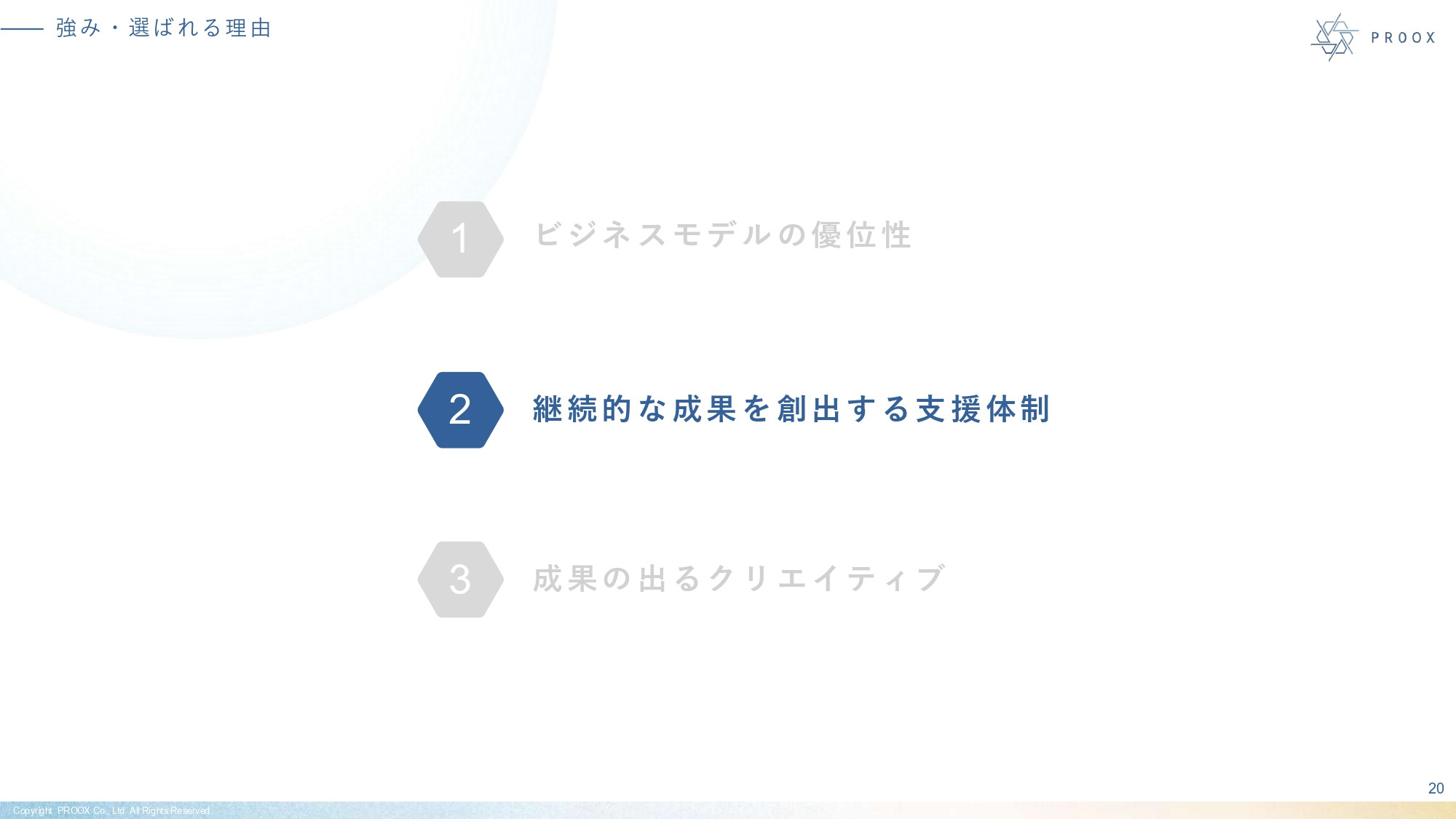 株式会社プルークス - 会社紹介資料 - {(20 + 1)}ページ目