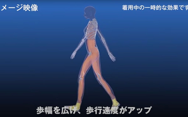 足スケルトン 3DCG