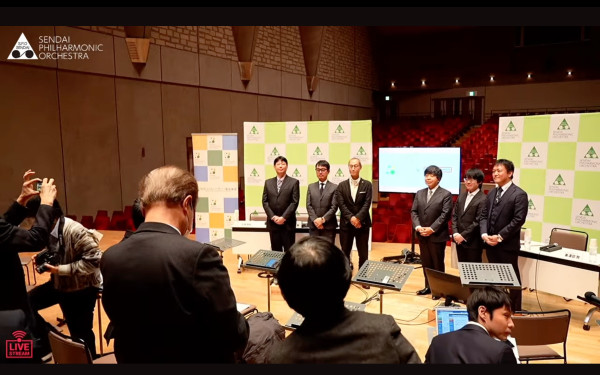 【記者会見ライブ配信】仙台フィルハーモニー管弦楽団様
